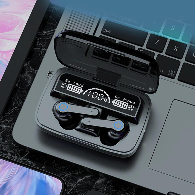 سماعات بلوتوث M90 pro V5.3 تحكم باللمس عالي الجودة